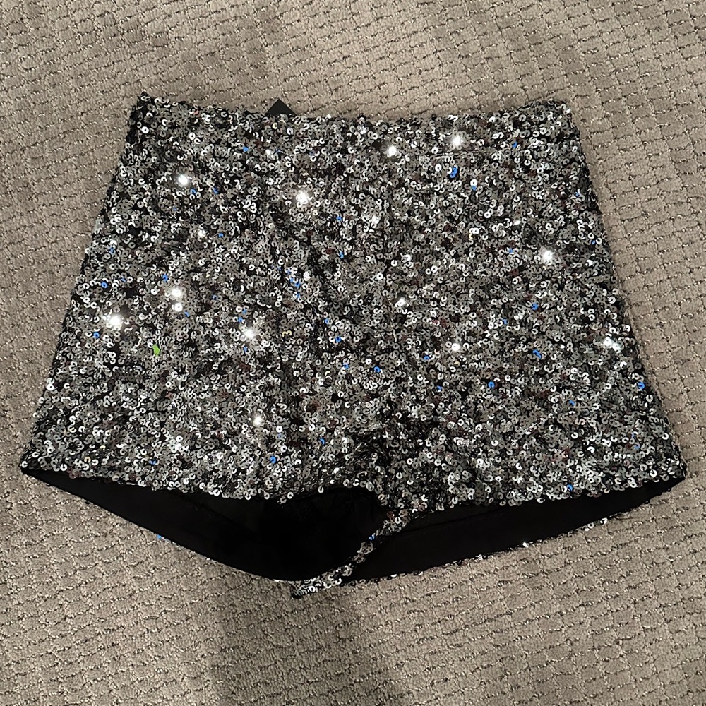 NWT Zara Sequin Shorts